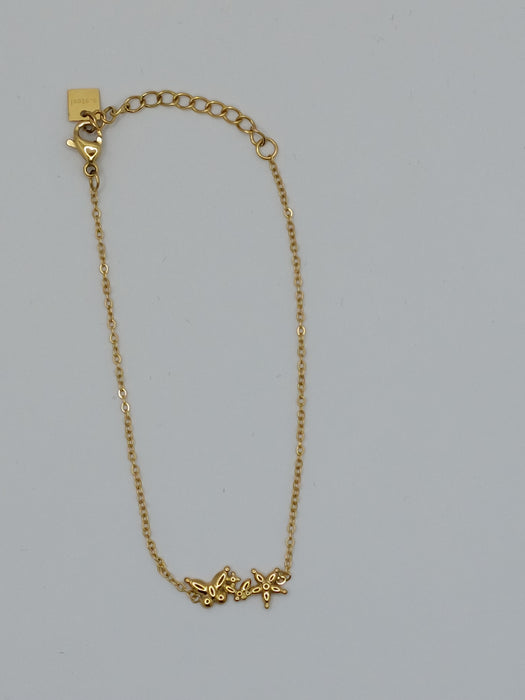 Collier papillon et fleurs BOHM